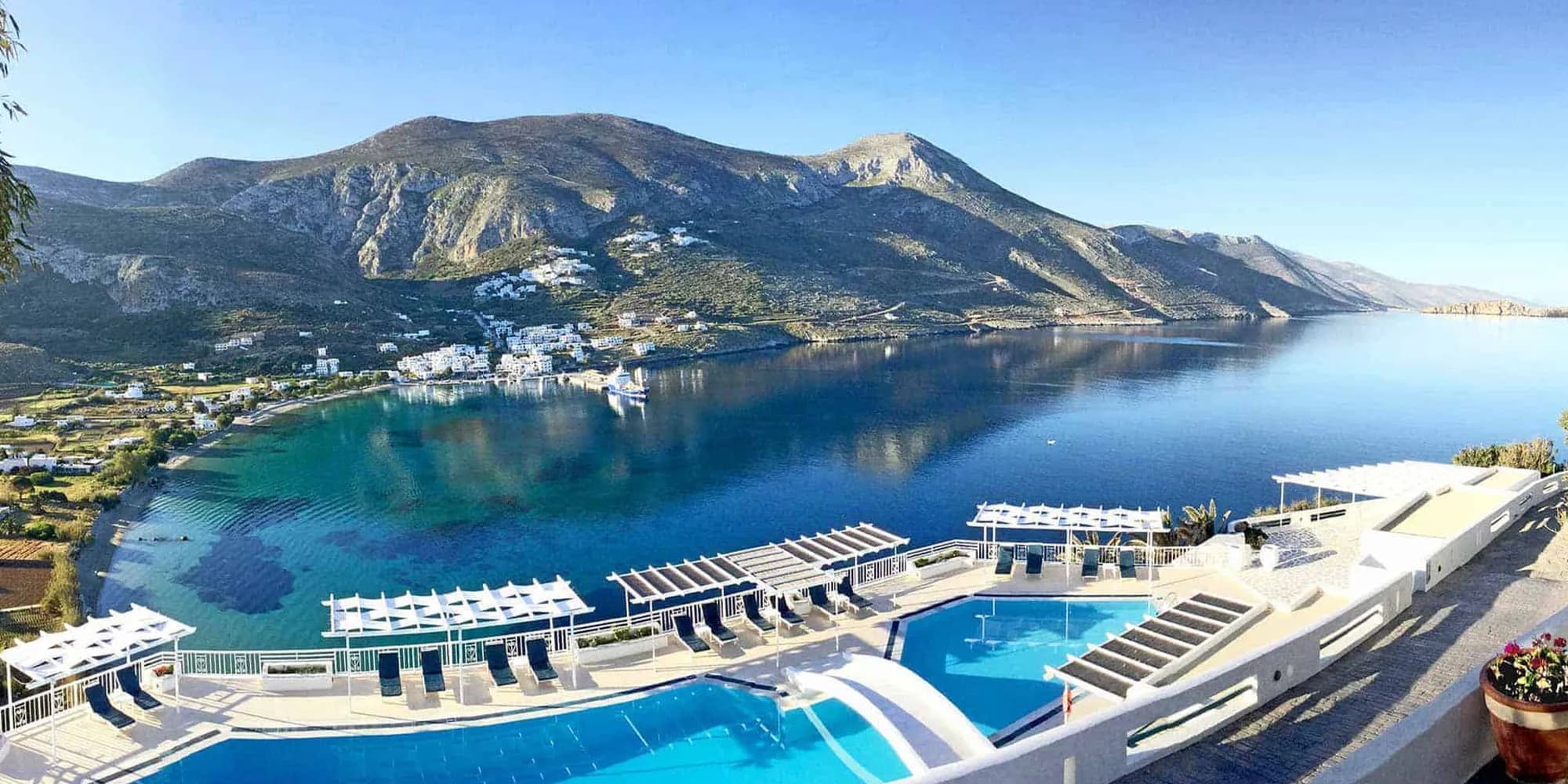 Sea view at Aegialis Hotel & Spa