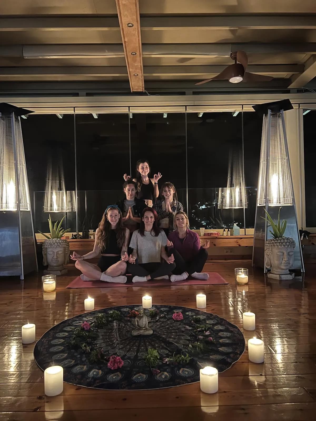 Yoga for guests at Aegialis 1