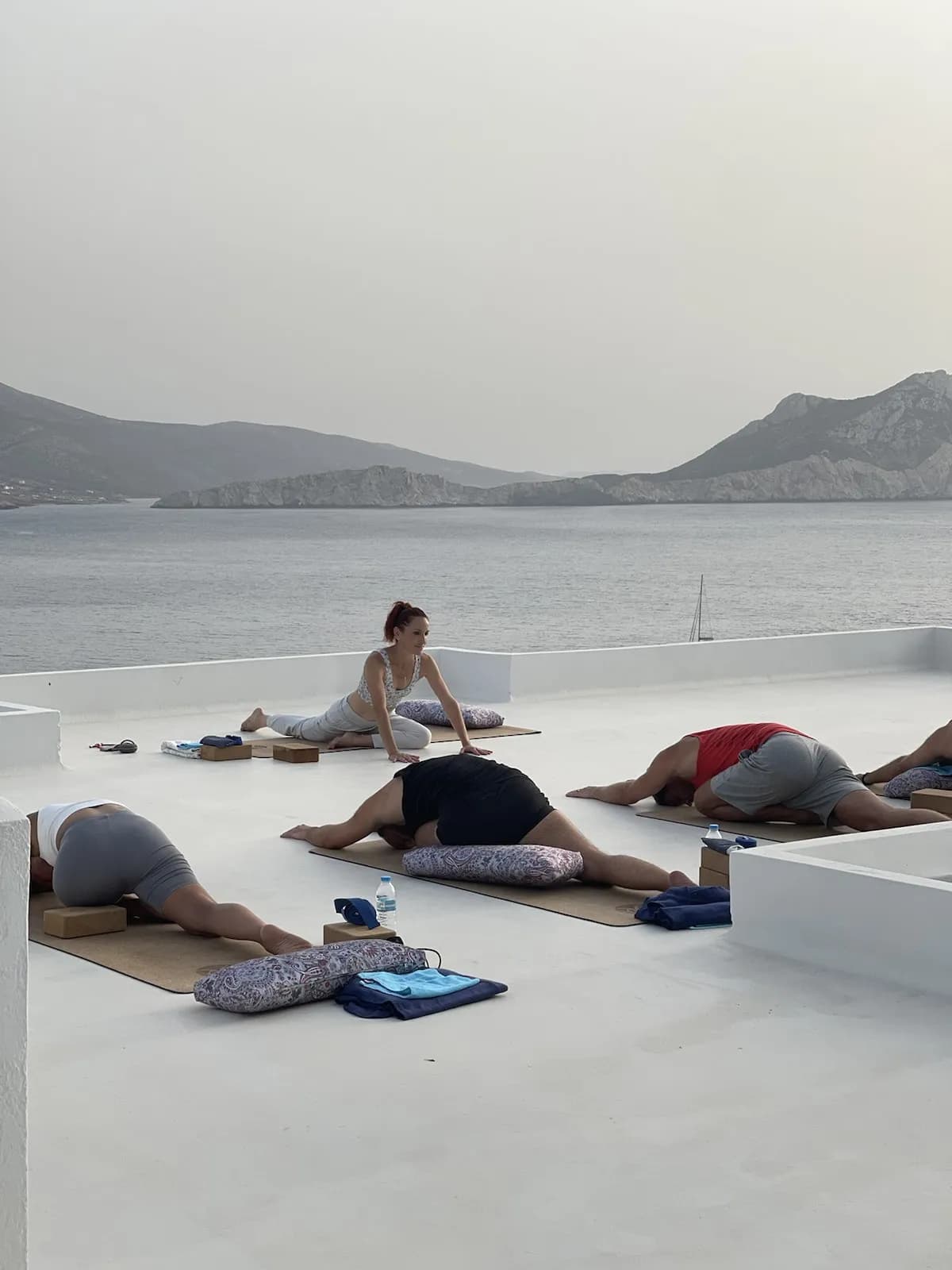 Yoga for guests at Aegialis 4