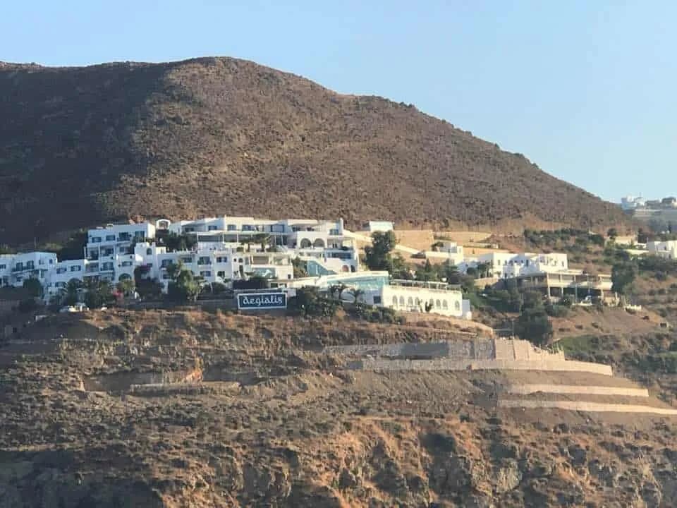 Aegialis Hotel & Spa on the hillside of Amorgos