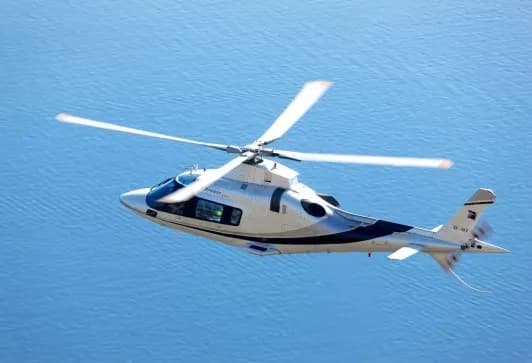 Helicopter services for travel to and from Amorgos